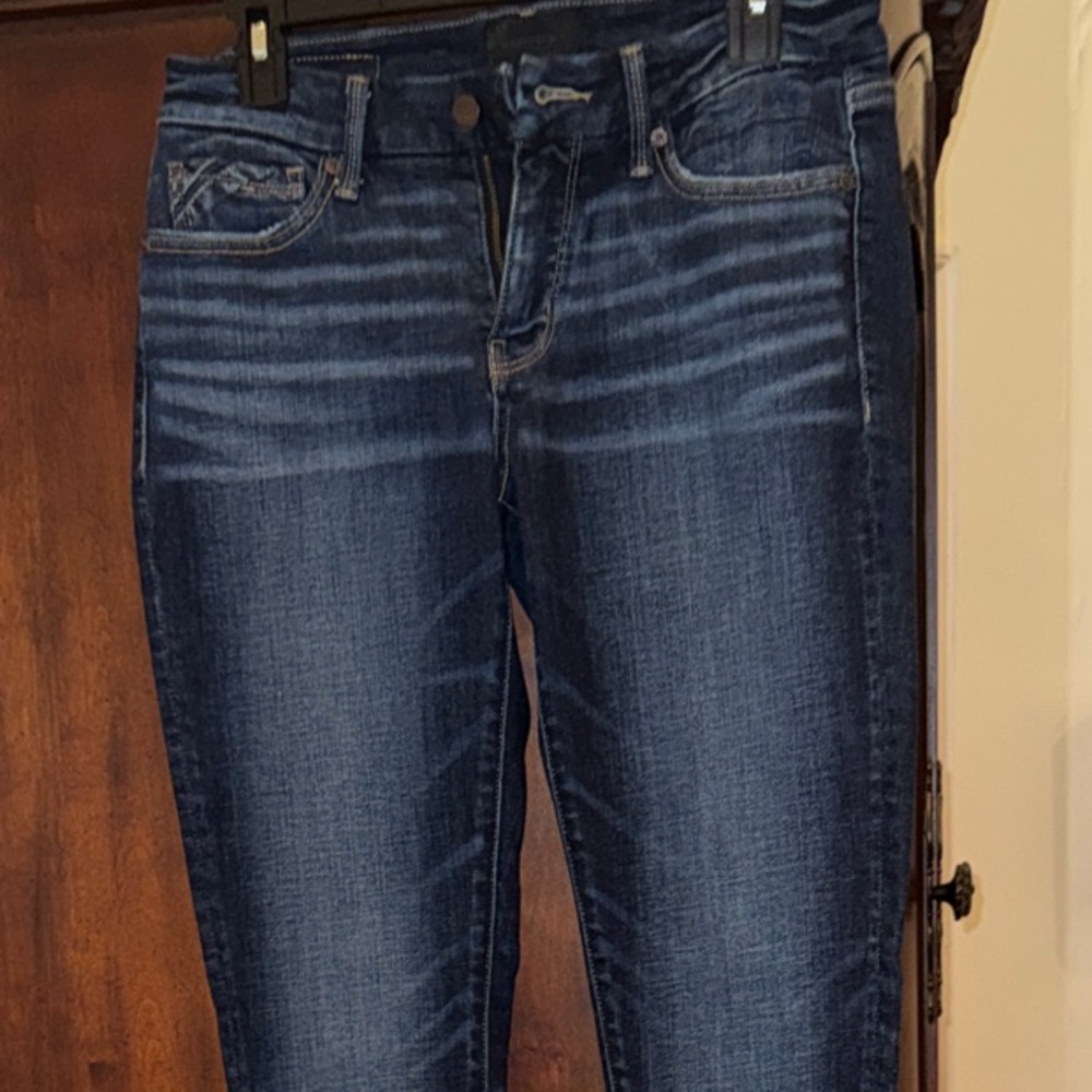 Buckle Black skinny Jeans